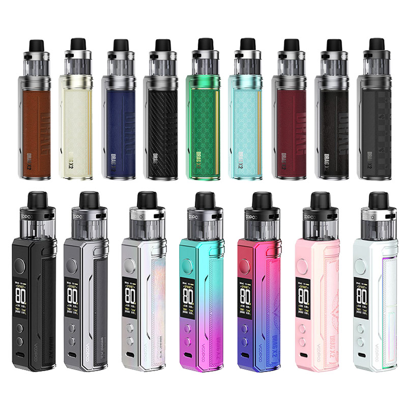 Voopoo Drag X2 80W Box Mod Kit with PnP X Cartridge DTL 5ml