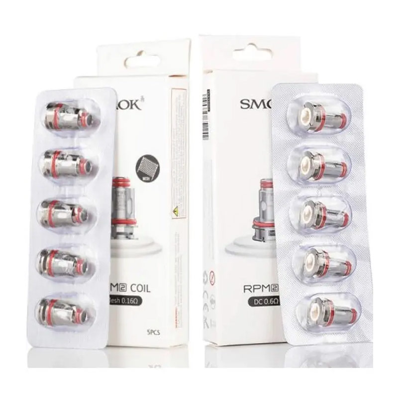 Smok RPM 2 Coil for Scar-P5, Scar-P3, RPM 2, RPM 2S, Nord X, Nord 4, Thallo,Thallo S, IPX80, G-priv pod kit,G-priv pro pod kit,RPM C Kit,Nord C kit,RPM 85 Kit,RPM 100 Kit (5pcs/pack)